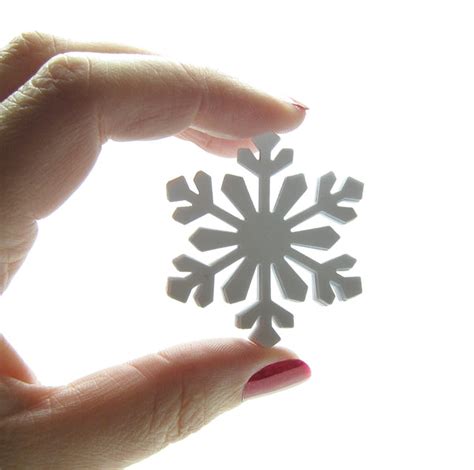 Large Paper Snowflake Die Cut Shapes for Scrapbooking, Card Making ...