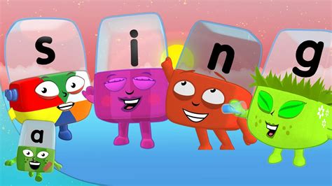 Alphablocks - Singing a Song! 🎶 | Learn to Read | Learning Blocks - YouTube