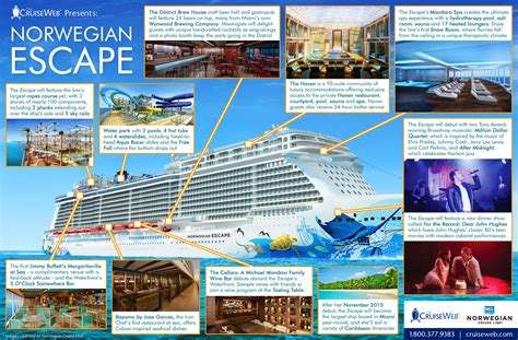 Norwegian Escape Cruise Ship, 2024, 2025 and 2026 Norwegian Escape ...