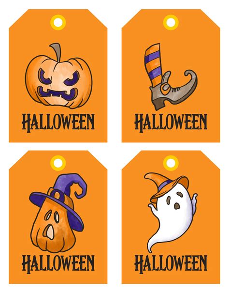 Halloween Name Tags Printable