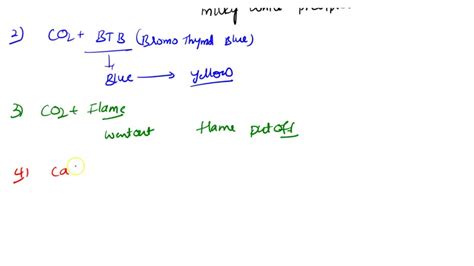 SOLVED: Data Table 2: Carbon Dioxide Reaction Observations Reaction Observations Ca(OH)2 CO2 CO2 ...