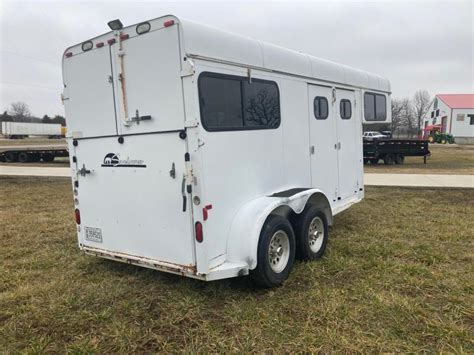 1996 Sundowner Trailers Tandem 2 Horse GN Livestock Trailer | Stock ...