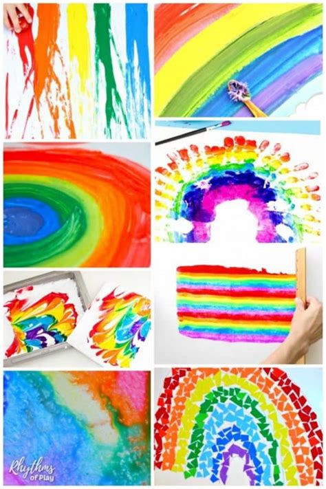 Rainbow Shamrock Salt Painting Art Project - Rhythms of Play