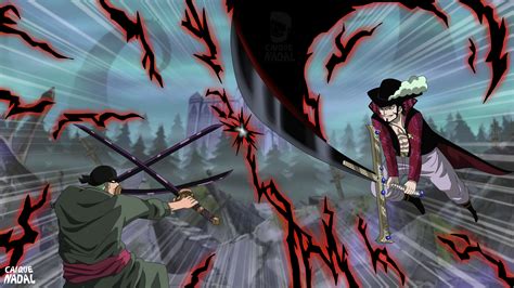 Roronoa Zoro vs Dracule Mihawk by caiquenadal on DeviantArt