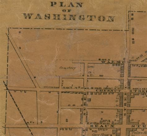 1856 Map of Washington County PA From Actual Surveys - Etsy