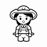 Farm Life Coloring Sheet  Page sketch template