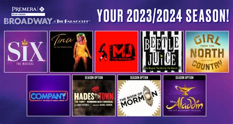 Broadway at the Paramount: 2023-24 Season at Paramount Theatre in ...