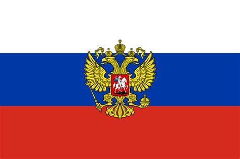 Russian flag with Coat of Arms by ShitAllOverHumanity on DeviantArt