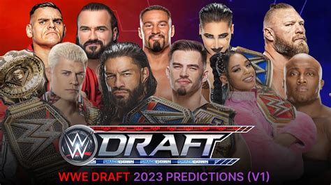 WWE DRAFT 2023 PREDICTIONS (V1) - YouTube