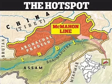 What is the McMahon Line between India and China?