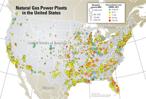 Natural Gas Production Map