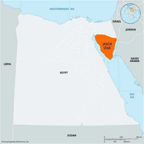 Janūb Sīnāʾ | Red Sea, Sinai Peninsula & Egypt | Britannica