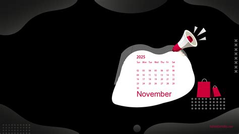 November 2025 Desktop Wallpaper Calendar - CalendarLabs