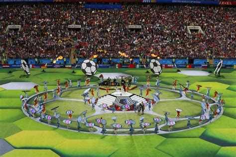 FIFA World Cup 2018 Opening Ceremony at Moscow; Russia beat Saudi Arabia