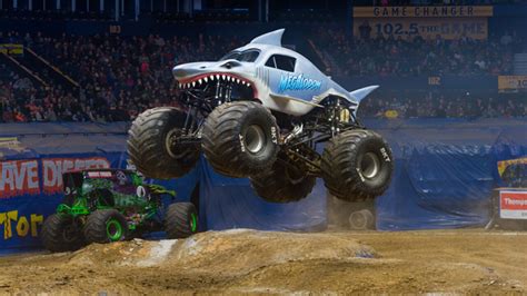 Monster Jam drivers throttle into Petco Park