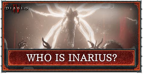 Who is Inarius and What is His Role in the Story? | Diablo 4 (D4)｜Game8