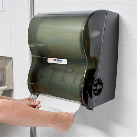 Merfin 1060 Black Hands-Free Paper Towel Roll Dispenser