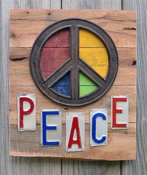 Peace - Peace sign - wall art | Peace sign wall art, Wall signs, Peace sign