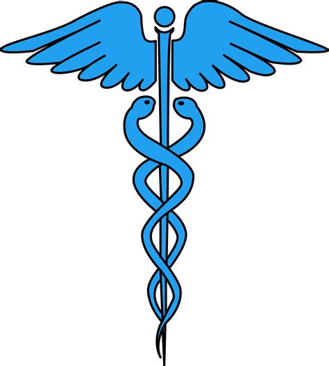 Image for free caduceus medical symbol health high resolution clip art