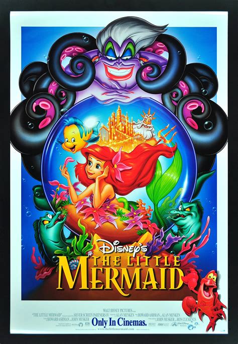 The Little Mermaid 1989 | Little mermaid movies, Mermaid movies, Mermaid poster