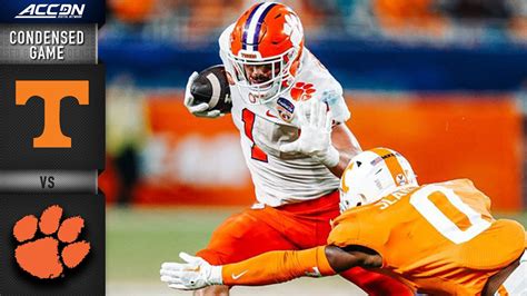 Tennessee vs. Clemson Condensed Game | 2022 ACC Football - Win Big Sports