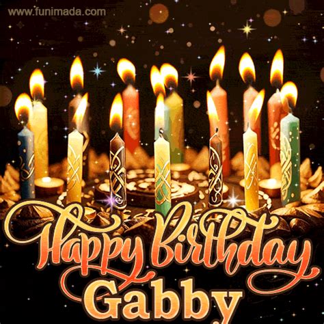 Happy Birthday Gabby GIFs - Download on Funimada.com