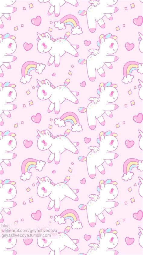 Unicorn Pastel Kawaii Cute Wallpapers