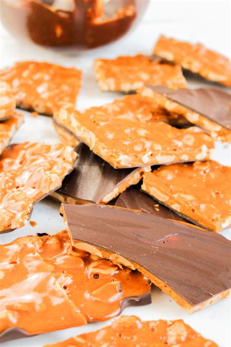 Chocolate Peanut Brittle | What Charlotte Baked