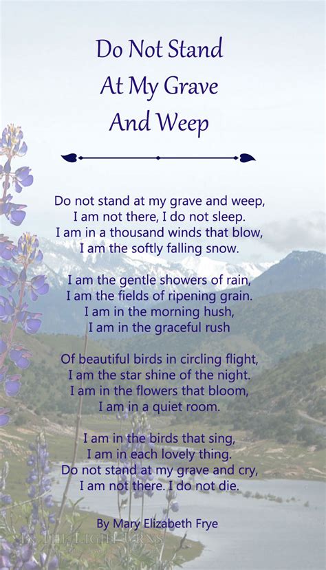 Memorial & Sympathy Quotations Poems & Verses