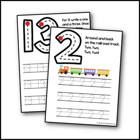 Number Rhymes Practice Sheets – Printables Club