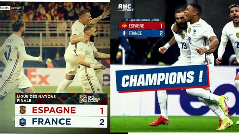 FRANCE -ESPAGNE (2-1) RÉSUMÉ DE LA FINALE DE LA LIGUE DES NATIONS 2021 ...