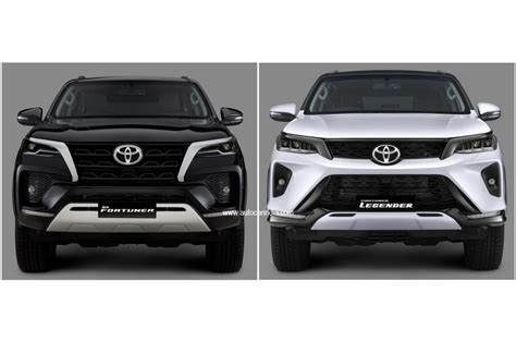 2021 Toyota Fortuner vs Fortuner Legender: How different are they ...