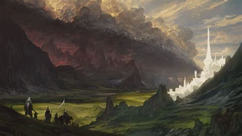 Middle Earth Landscape Wallpaper