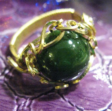 vintage jade ring in gold by DPBJewelry on DeviantArt