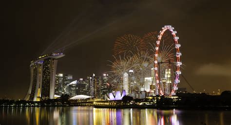 Singapore Marina Bay City Skyline, Singapore