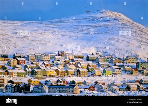 Nordkap, Norwegen, Hauptort Honningsvag, Winter Stockfotografie - Alamy