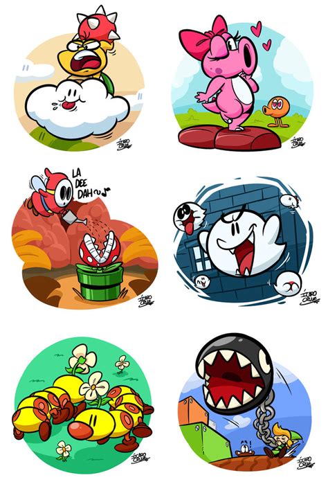 Mario Enemies by art-ikaro on DeviantArt