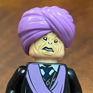 LEGO Professor Quirrell Minifig (With Voldemort on back of head) - The Minifig Club