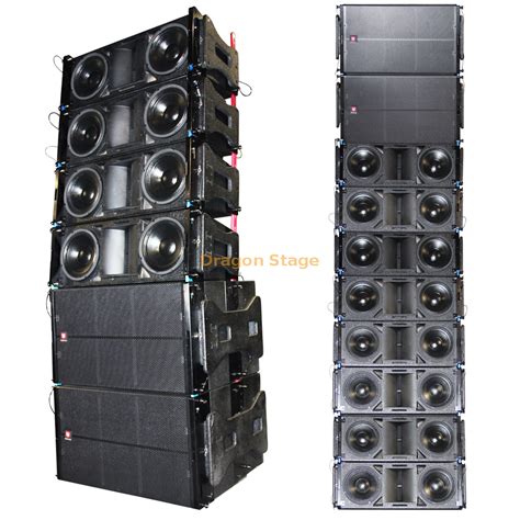 Outdoor Big Concert Speakers System LA-210 (Double 10'' 2way Line array speaker) LA-215B (Double ...