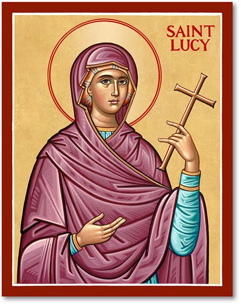 Women Saints: St. Lucy Icon | Monastery Icons