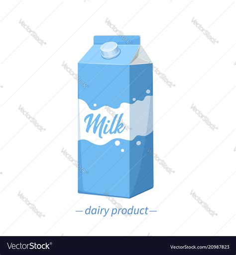 Milk carton icon Royalty Free Vector Image - VectorStock