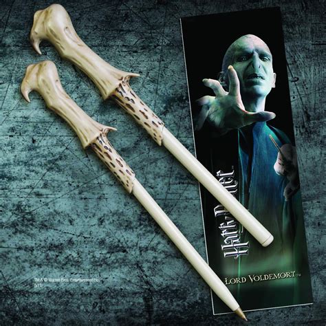 JUL112067 - HARRY POTTER VOLDEMORT WAND PEN & BOOKMARK - Previews World