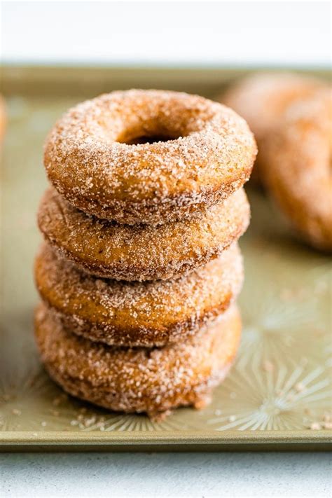 Healthy Baked Apple Cider Donuts - Eating Bird Food