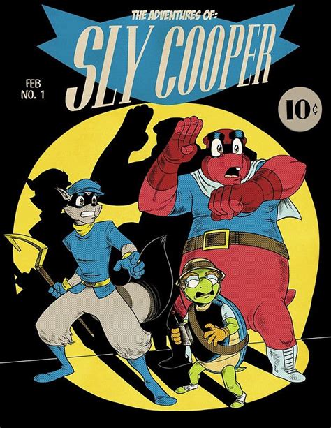 The Adventures of Sly Cooper Poster by artbygrim | Comic books art, Sly ...