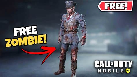 *NEW* how to get FREE ZOMBIE - Mob guard character skin in cod mobile ...