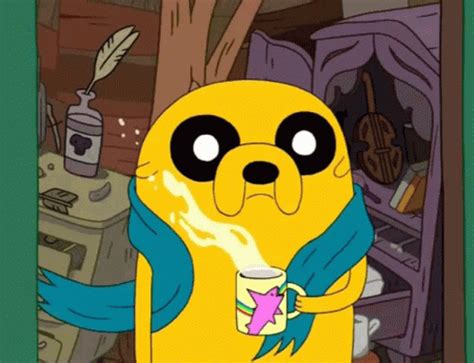 Shocked Jake Adventure Time GIF | GIFDB.com