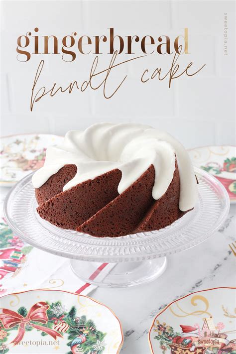 gingerbread-bundt-cake-with-vanilla-glaze-icing | Sweetopia