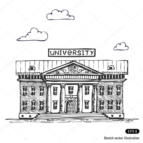 University building — Stock Vector © Multirealism #10890854