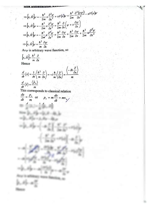 SOLUTION: State and prove Ehrenfest Theorem - Studypool