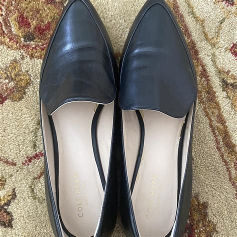 black cole haan business casual loafers - Depop